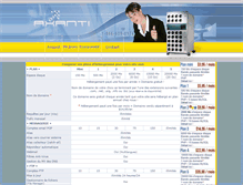 Tablet Screenshot of hebergement-site-web.axanti.com